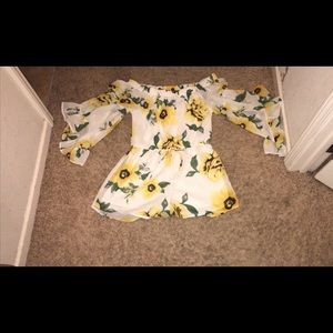 Sunflower romper